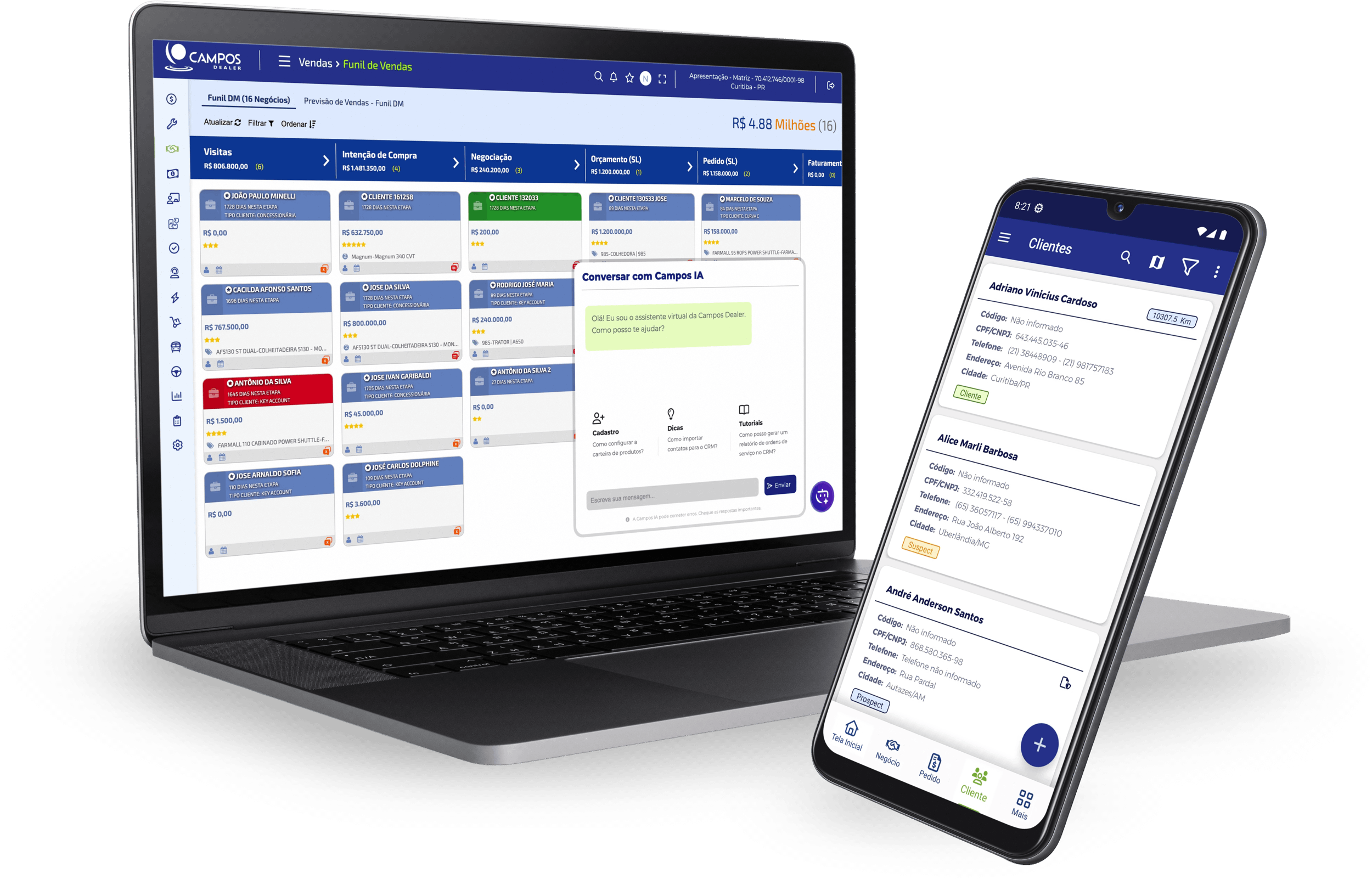 Campos Sales CRM de Vendas