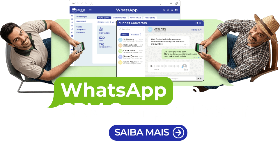 Conheça a solução de WhatsApp no CRM Campos Dealer