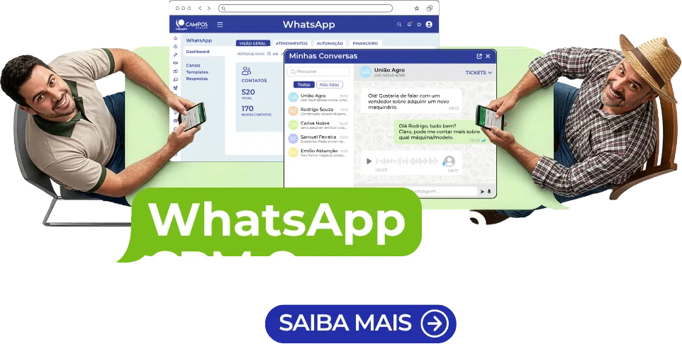 Conheça a solução de WhatsApp no CRM Campos Dealer