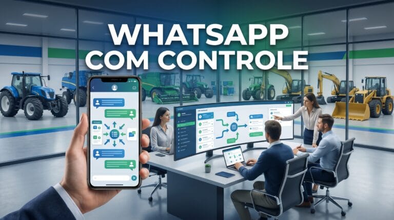 WhatsApp corporativo para concessionárias agrícolas: como sair do celular pessoal e ganhar governança
