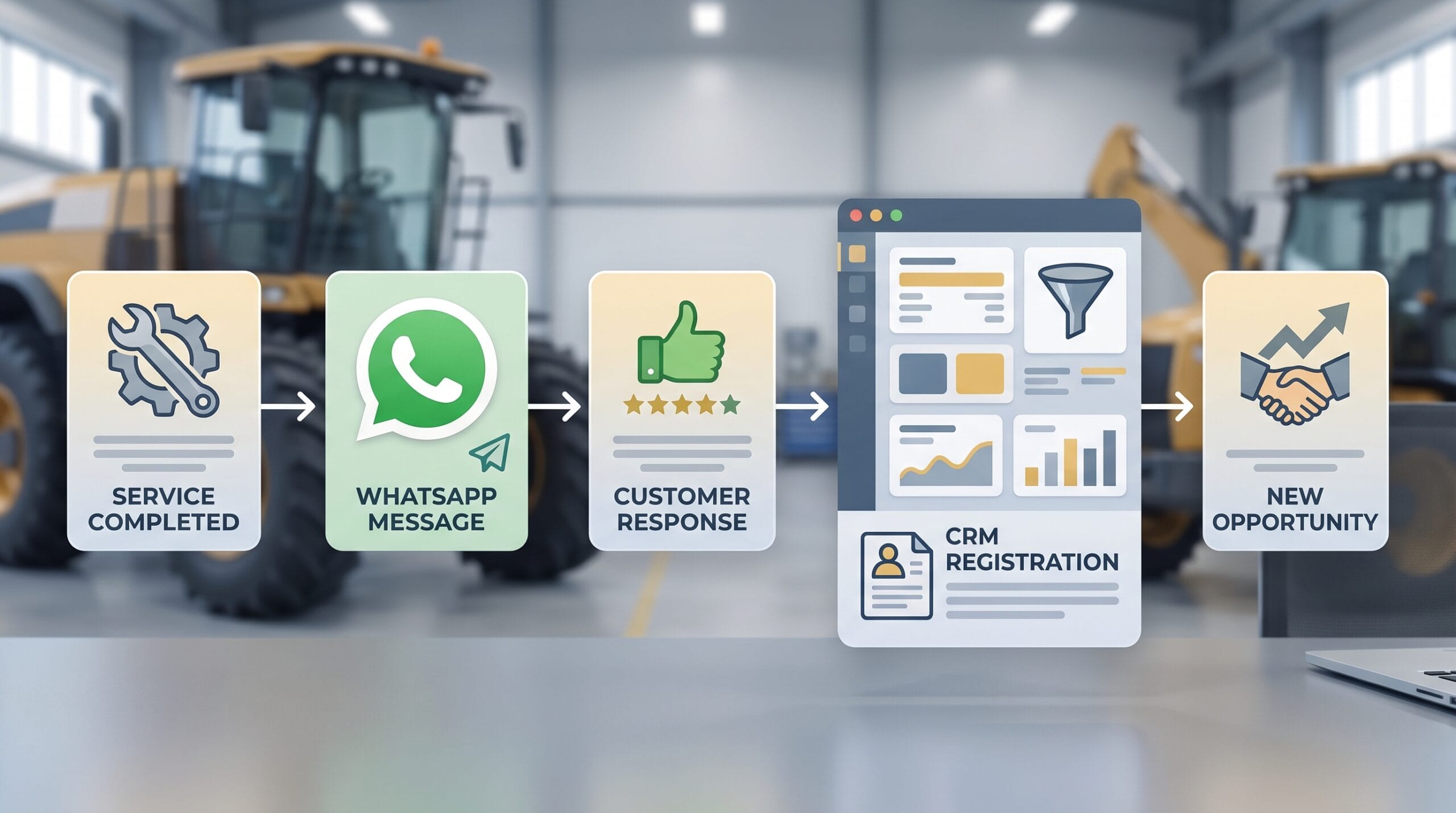 Imagem do artigo: Acompanhamento pós-serviço via WhatsApp: como fidelizar e identificar novas oportunidades