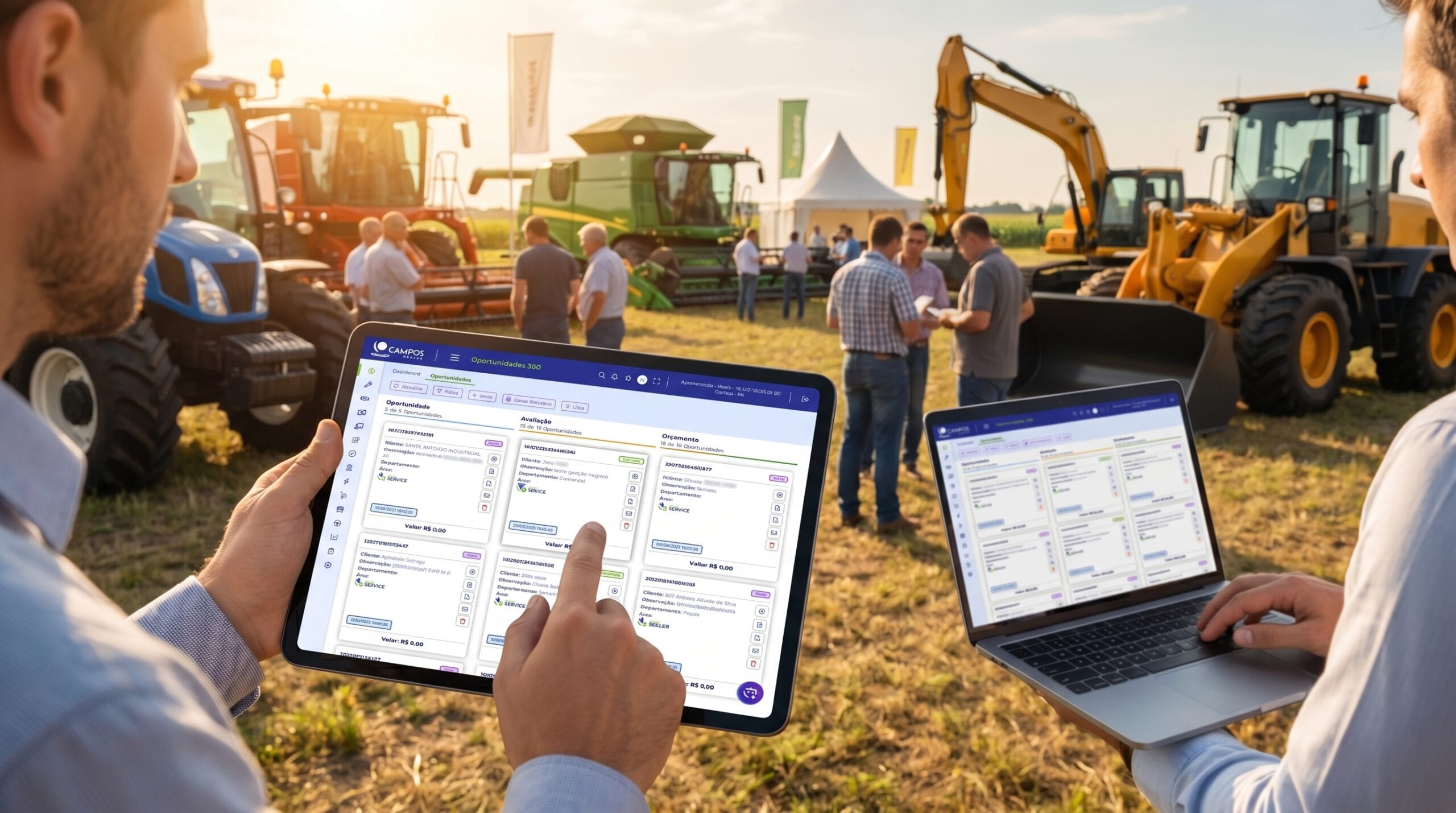 Imagem do artigo: Como usar o CRM para campanhas de convite a Dia de Campo, feirão e demonstração de máquinas