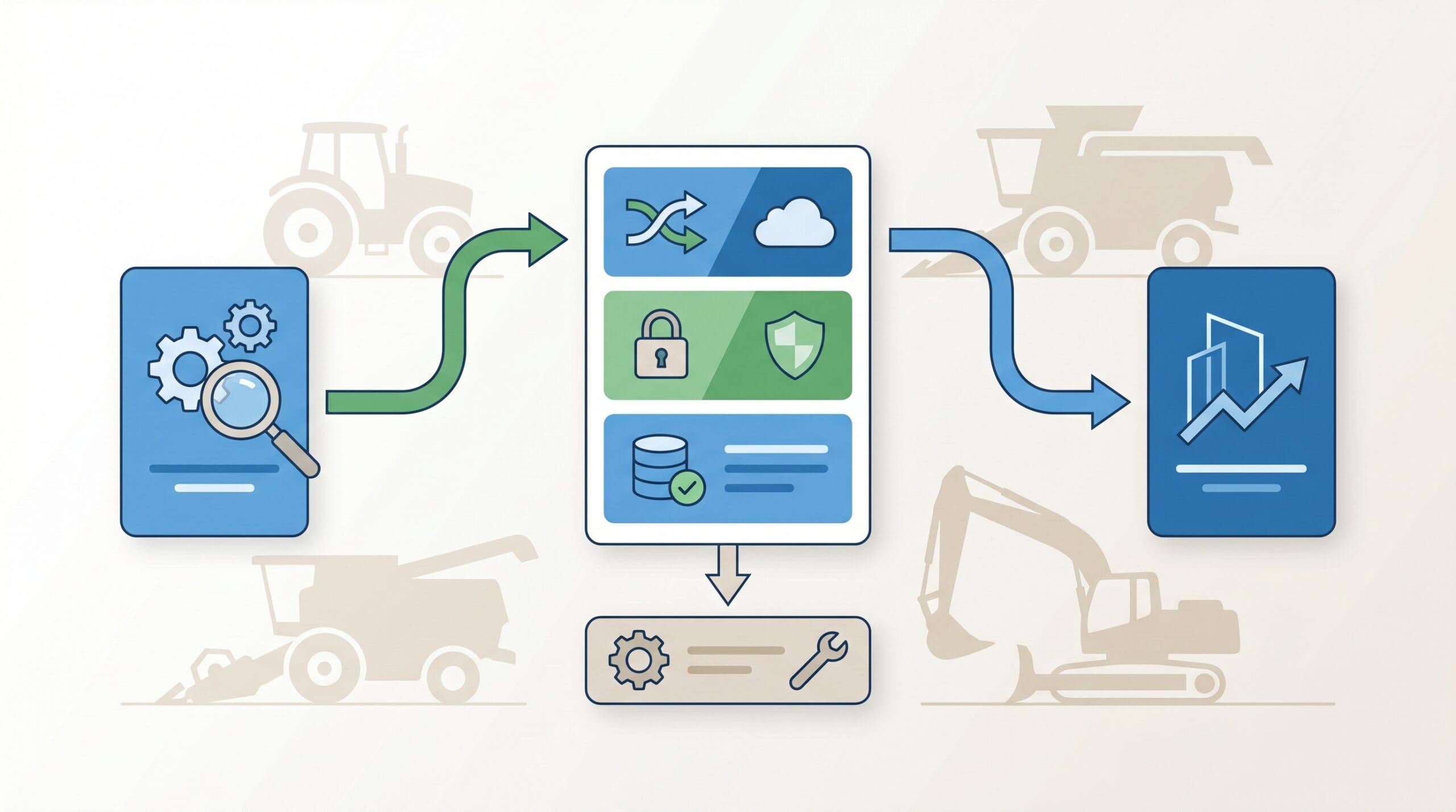 Arquitetura de integração entre CRM, ERP e operação da concessionária